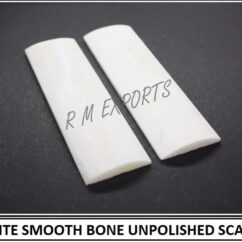 White Bone Knife Scales