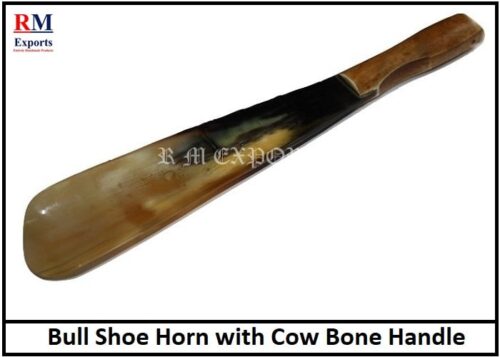 Shoe Horn with Cow Bone Handle