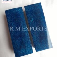 Acrylic Resin Turquoise Knife Scales RM RH 03