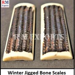 Winter Jigged Bone Scales