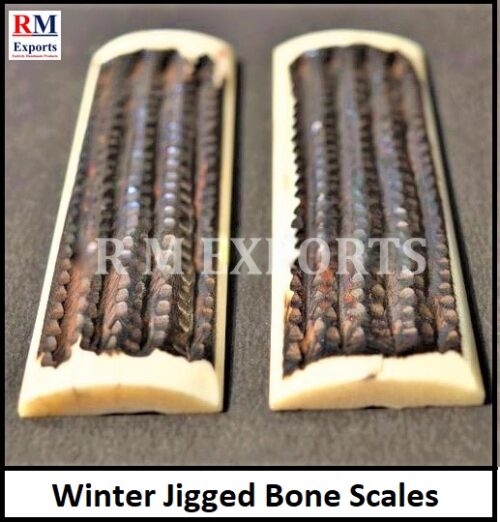 Winter Jigged Bone Scales