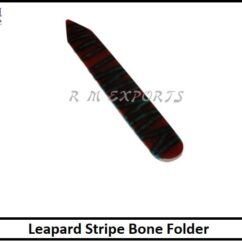Leopard Stripe Bone Folder