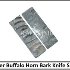 Water Buffalo Horn Bark Knife Scales