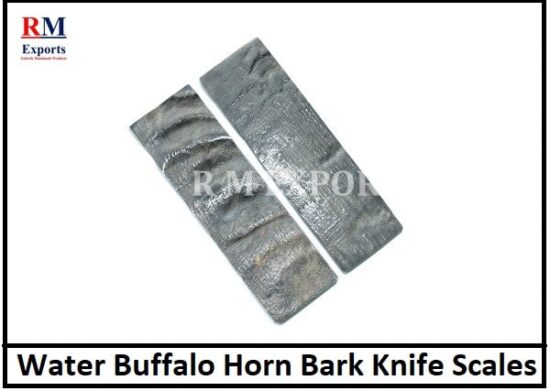 Water Buffalo Horn Natural Bark Scales