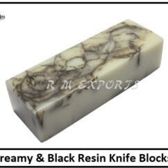 Creamy Black Resin Scales