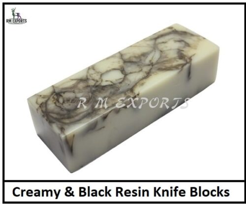 Creamy Black Resin Scales