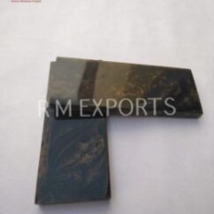 Acrylic Resin Sea Brown Knife Scales RM RH 23