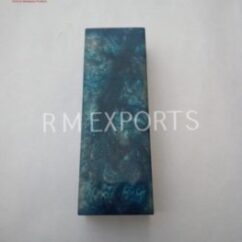 Acrylic Resin Sparking Blue Knife Scales RM RH 24