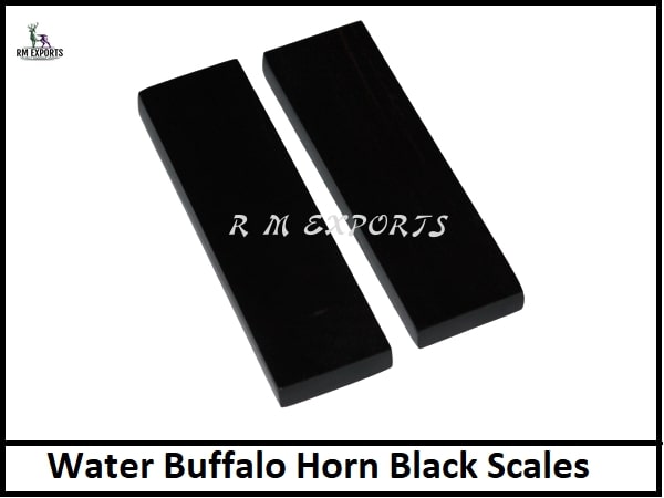 Buffalo Horn Scales from Water Buffalo Horns 5"x2"x1/4" 
