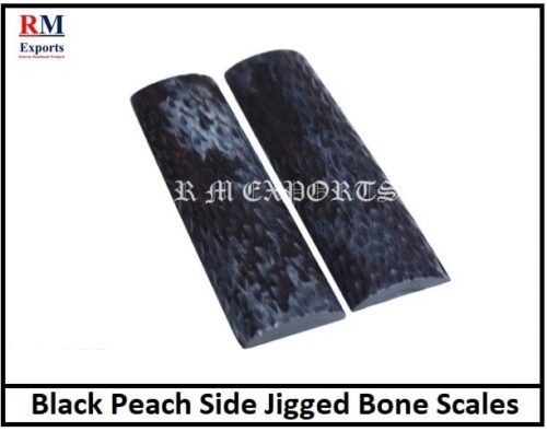 Black Peach Bone Scales