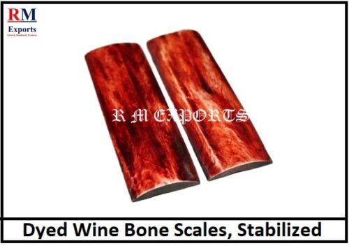 Wine Bone Knife Scales