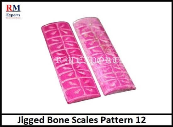 Jigged Bone Scales Pattern 12
