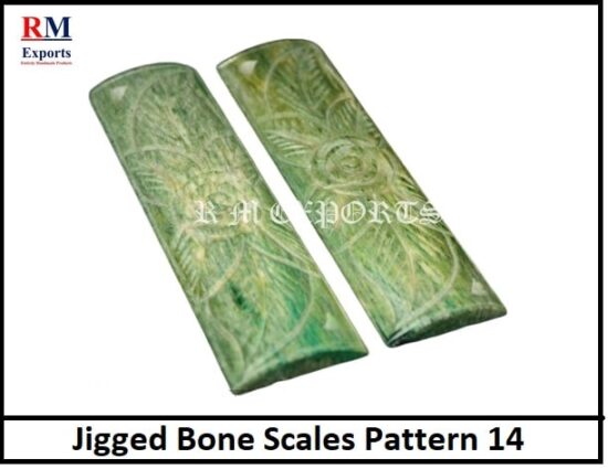 Jigged Bone Scales Pattern 14