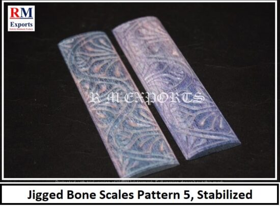 Jigged Bone Scales Pattern 5