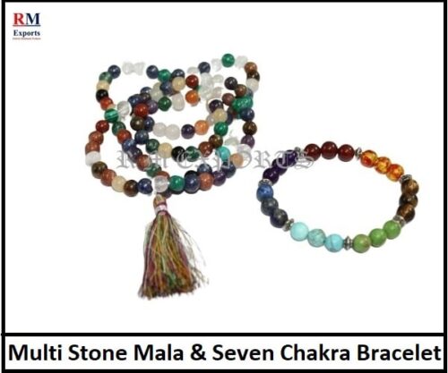 Multi Stone Japa Mala & Seven Chakra Bracelet-min.jpg