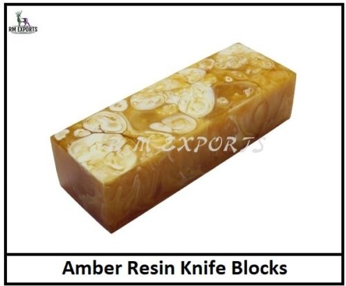 Amber Resin Knife Blocks