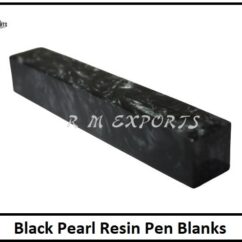 Black Pearl Resin Pen Blanks