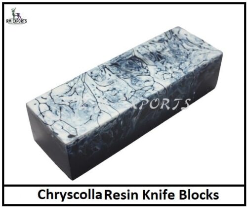 Chrysocolla Resin Knife Blocks