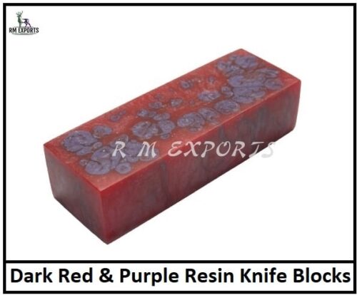 Red Purple Resin Blocks
