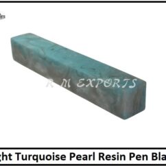 Turquoise Pearl Resin Blanks