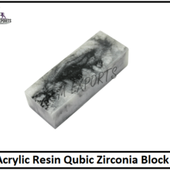 Qubic Zirconia Resin Blocks