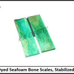 Seafoam Bone Knife Scales