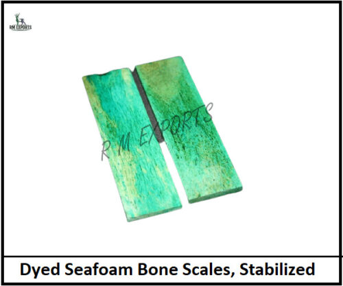 Seafoam Bone Knife Scales