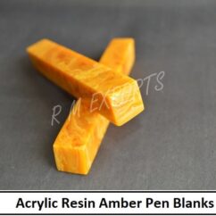 Acrylic Resin Amber Pen Blanks