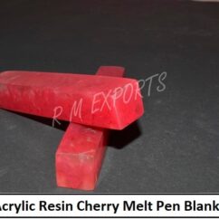 Acrylic Resin Cherry Melt Pen Blanks