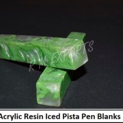 Acrylic Resin Iced Pista Pen Blanks
