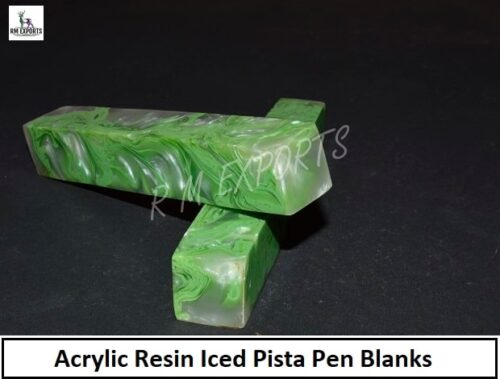 Acrylic Resin Iced Pista Pen Blanks
