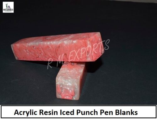 Acrylic Resin Iced Punch Pen Blanks