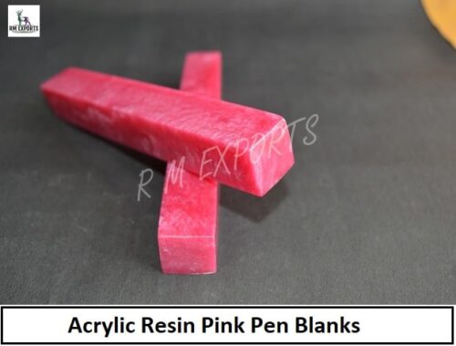 Acrylic Resin Pink Pen Blanks