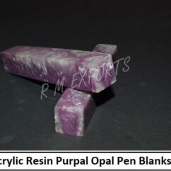 Acrylic Resin Purple Opal Pen Blanks