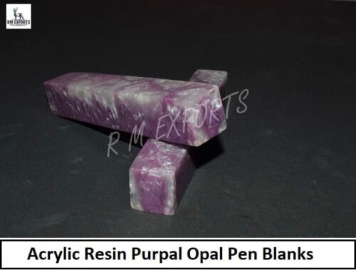 Acrylic Resin Purple Opal Pen Blanks