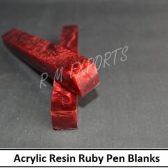 Ruby Resin Pen Blanks