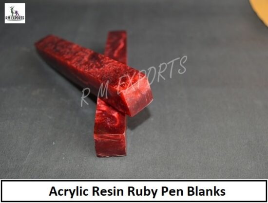 Ruby Resin Pen Blanks