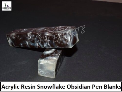Snowflake Obsidian Pen Blanks